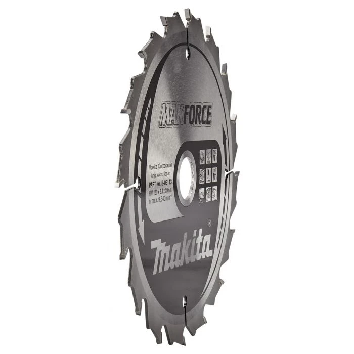 Makita B-08143 Cirkelzaagblad Hout 2 Makita B-08143 Cirkelzaagblad Hout - Afbeelding 2