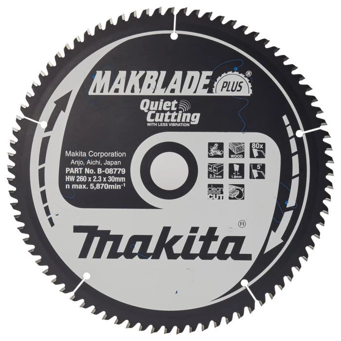 Makita B-08779 Afkortzaagblad Hout 1 Makita B-08779 Afkortzaagblad Hout