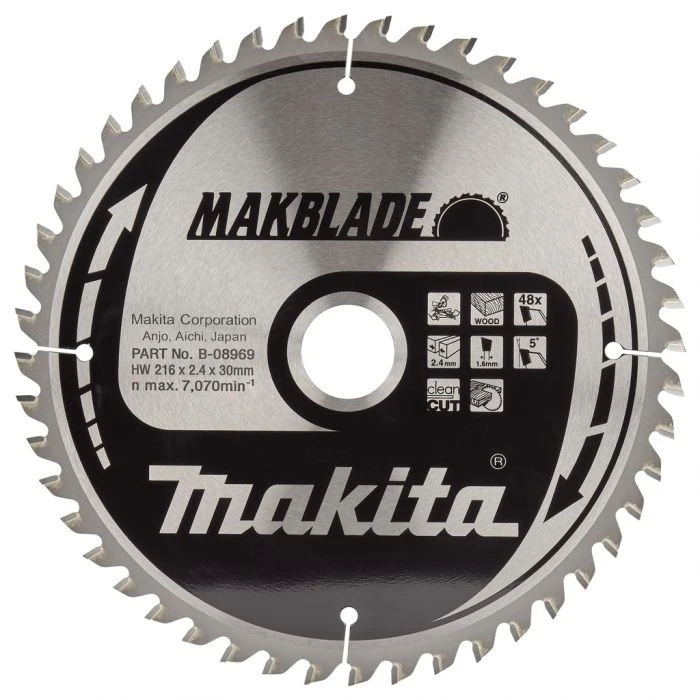 Makita B-08969 Afkortzaagblad Hout 1 Makita B-08969 Afkortzaagblad Hout