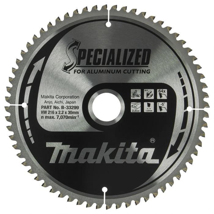 Makita B-33299 Afkortzaagblad Aluminium 5 Makita B-33299 Afkortzaagblad Aluminium - Afbeelding 5