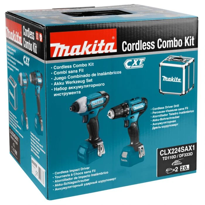 Makita CLX224SAX1 12 V Max Combiset Boren En (slag)schroeven 9 Makita CLX224SAX1 12 V Max Combiset Boren En (slag)schroeven - Afbeelding 9