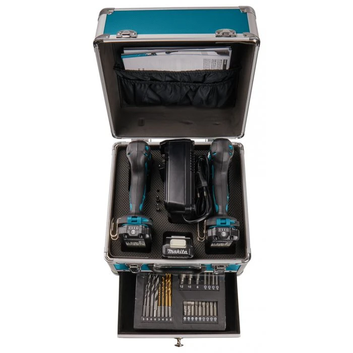Makita CLX228SAX2 12 V Max Combiset (klop)boren En (slag)schroeven 18 Makita CLX228SAX2 12 V Max Combiset (klop)boren En (slag)schroeven - Afbeelding 18