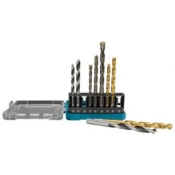 Makita D-71962 Borenset Steen/Hout/Metaal 9-delig 18 Makita D-71962 Borenset Steen/Hout/Metaal 9-delig -Gereedschapswinkel D 71962 C1C0 s100