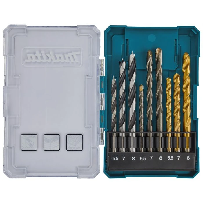 Makita D-71978 Borenset 9-delig 4 Makita D-71978 Borenset 9-delig - Afbeelding 4