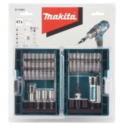 Makita D-73461 Boor-/schroefbitset 47-delig Quad Driver 10 Makita D-73461 Boor-/schroefbitset 47-delig Quad Driver -Gereedschapswinkel D 73461 C1N1