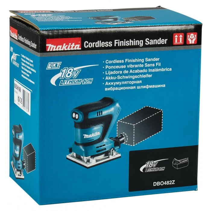 Makita DBO482Z 18 V Handpalm Vlakschuurmachine 6 Makita DBO482Z 18 V Handpalm Vlakschuurmachine - Afbeelding 6