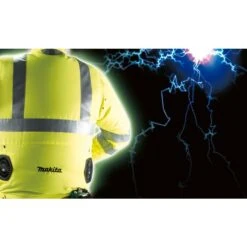 Makita DFJ214ZXL Geventileerde Veiligheidsjas XL 10 Makita DFJ214ZXL Geventileerde Veiligheidsjas XL -Gereedschapswinkel DFJ214 F 004 1