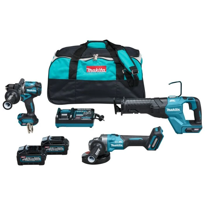 Makita DK0159G301 40 V Max Combiset Boren, Schroeven, Zagen En Slijpen 2 Makita DK0159G301 40 V Max Combiset Boren, Schroeven, Zagen En Slijpen - Afbeelding 2