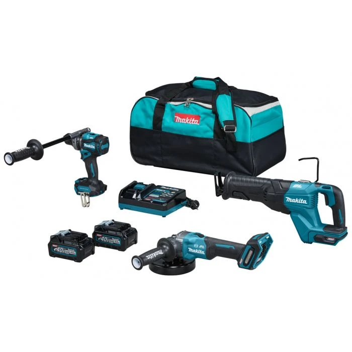 Makita DK0159G301 40 V Max Combiset Boren, Schroeven, Zagen En Slijpen 3 Makita DK0159G301 40 V Max Combiset Boren, Schroeven, Zagen En Slijpen - Afbeelding 3