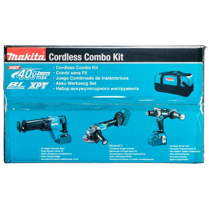 Makita DK0159G301 40 V Max Combiset Boren, Schroeven, Zagen En Slijpen 6 Makita DK0159G301 40 V Max Combiset Boren, Schroeven, Zagen En Slijpen - Afbeelding 6
