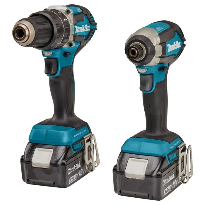 Makita DLX2180TJ1 18 V Combiset Voor Allround (klop)boor- En (slag)schroefklussen 5 Makita DLX2180TJ1 18 V Combiset Voor Allround (klop)boor- En (slag)schroefklussen - Afbeelding 5