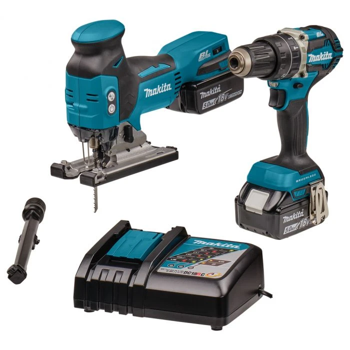 Makita DLX2355TJ 18 V Combiset Voor Boor- En Schroefwerk En Zagen 3 Makita DLX2355TJ 18 V Combiset Voor Boor- En Schroefwerk En Zagen - Afbeelding 3