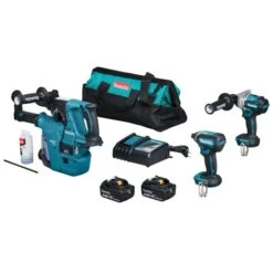 Makita DLX3154TX1 18 V Combiset Voor Allround Tot Zwaar Boor-en Schroefwerk 9 Makita DLX3154TX1 18 V Combiset Voor Allround Tot Zwaar Boor-en Schroefwerk -Gereedschapswinkel DLX3154TX1 C1R0