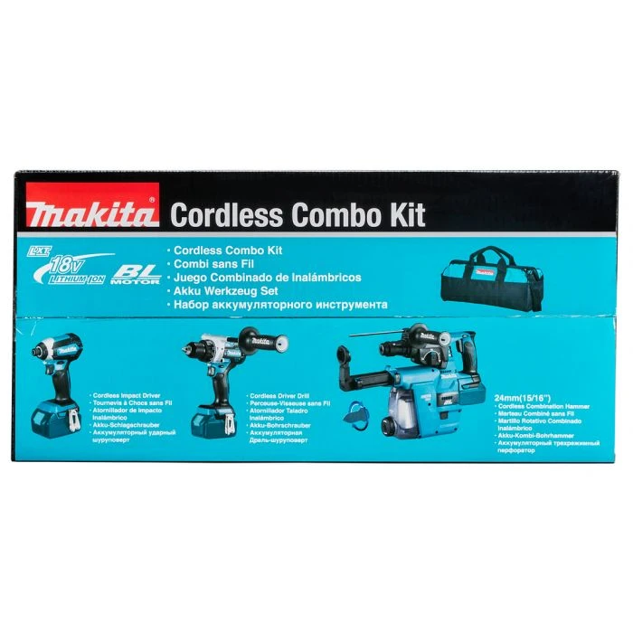 Makita DLX3154TX1 18 V Combiset Voor Allround Tot Zwaar Boor-en Schroefwerk 6 Makita DLX3154TX1 18 V Combiset Voor Allround Tot Zwaar Boor-en Schroefwerk - Afbeelding 6