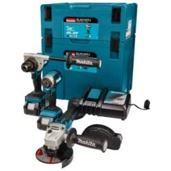 Makita DLX3155TJ 18 V Combiset Boren, (slag)schroeven En Slijpen -Gereedschapswinkel DLX3155TJ C2R0 s100 2