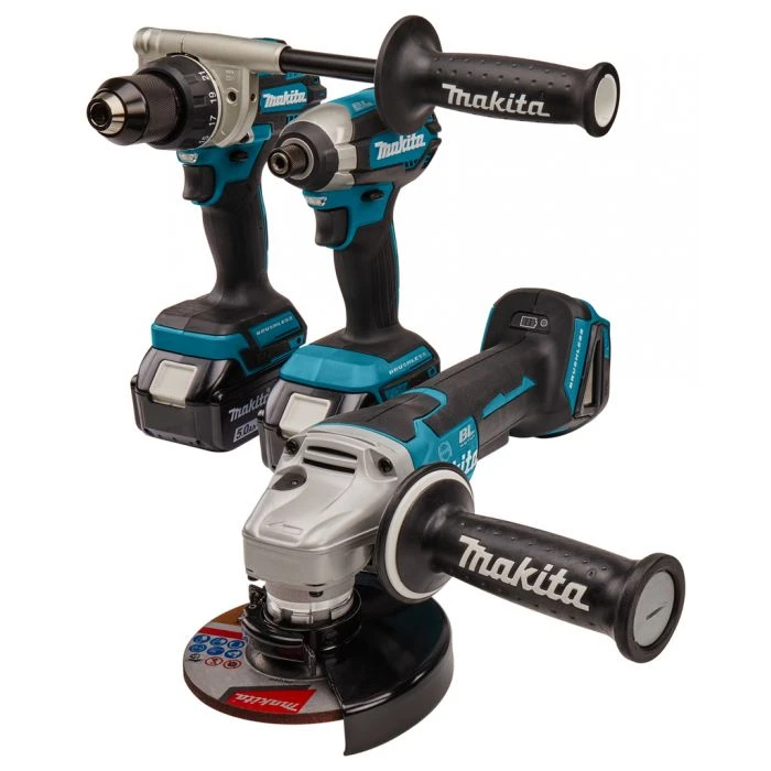 Makita DLX3156TX1 18 V Combiset Boren, (slag)schroeven En Slijpen 5 Makita DLX3156TX1 18 V Combiset Boren, (slag)schroeven En Slijpen - Afbeelding 5