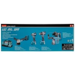 Makita DLX4103W 18 V Combiset Voor Allround Boor-, Schroef- En Slijpwerk -Gereedschapswinkel DLX4103W C1N1