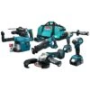 Makita DLX5069TX1 18 V Combiset Voor Allround Tot Zwaar Boor-, Schroef-, Zaag- En Slijpwerk