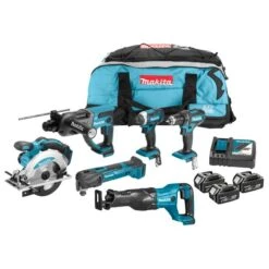 Makita DLX6038T 18 V Combiset Voor Divers Zaag-, Boor- En (slag)schroefwerk -Gereedschapswinkel DLX6038T A1C0 s103