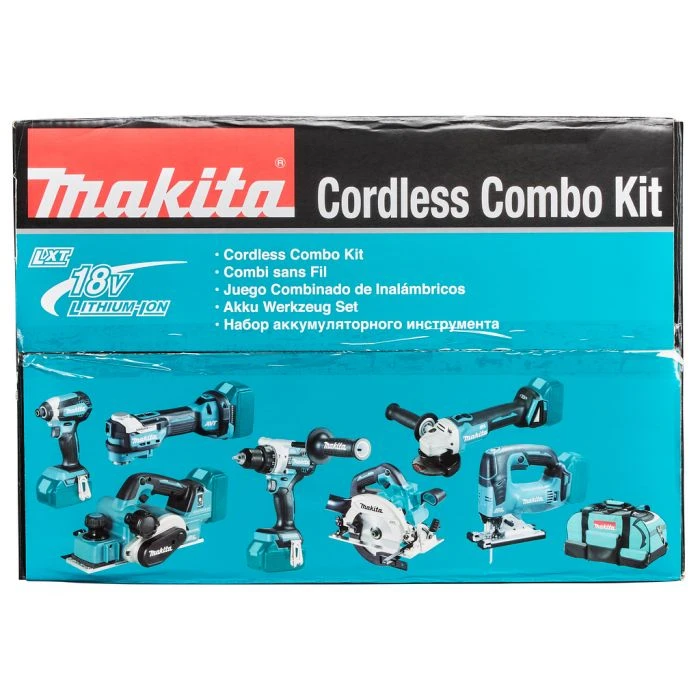 Makita DLX7019TX1 18 V Combiset Voor (slag)schroeven, Boren, Slijpen, Schaven En Zagen En Met Multitool 6 Makita DLX7019TX1 18 V Combiset Voor (slag)schroeven, Boren, Slijpen, Schaven En Zagen En Met Multitool - Afbeelding 6