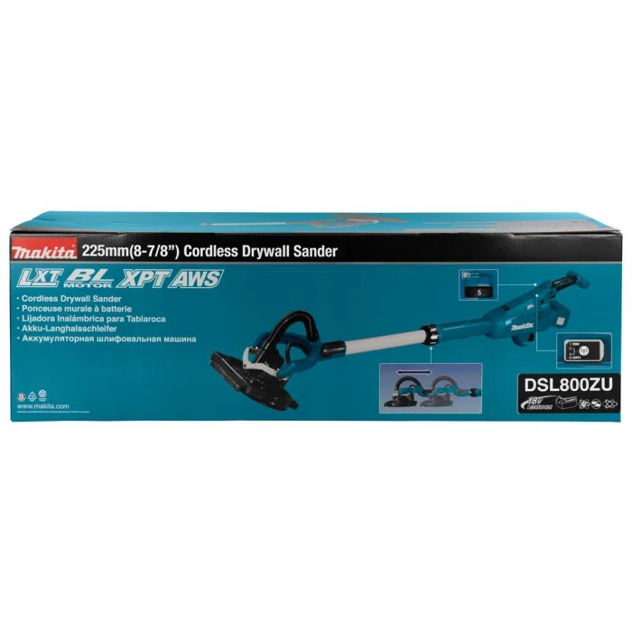 Makita DSL800ZU 18 V Langnek Schuurmachine 7 Makita DSL800ZU 18 V Langnek Schuurmachine - Afbeelding 7