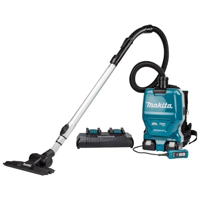 Makita DVC261TX11 2x18 V Rugstofzuiger Voor Schoonmaak 2 Makita DVC261TX11 2x18 V Rugstofzuiger Voor Schoonmaak - Afbeelding 2