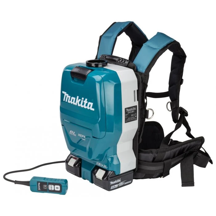 Makita DVC261TX11 2x18 V Rugstofzuiger Voor Schoonmaak 15 Makita DVC261TX11 2x18 V Rugstofzuiger Voor Schoonmaak - Afbeelding 15