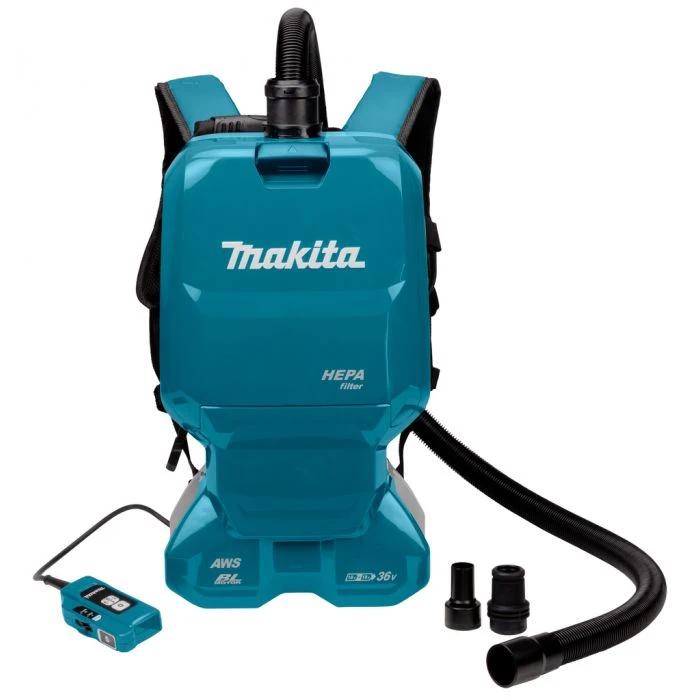 Makita DVC665ZU 2x18 V Rugstofzuiger 4 Makita DVC665ZU 2x18 V Rugstofzuiger - Afbeelding 4