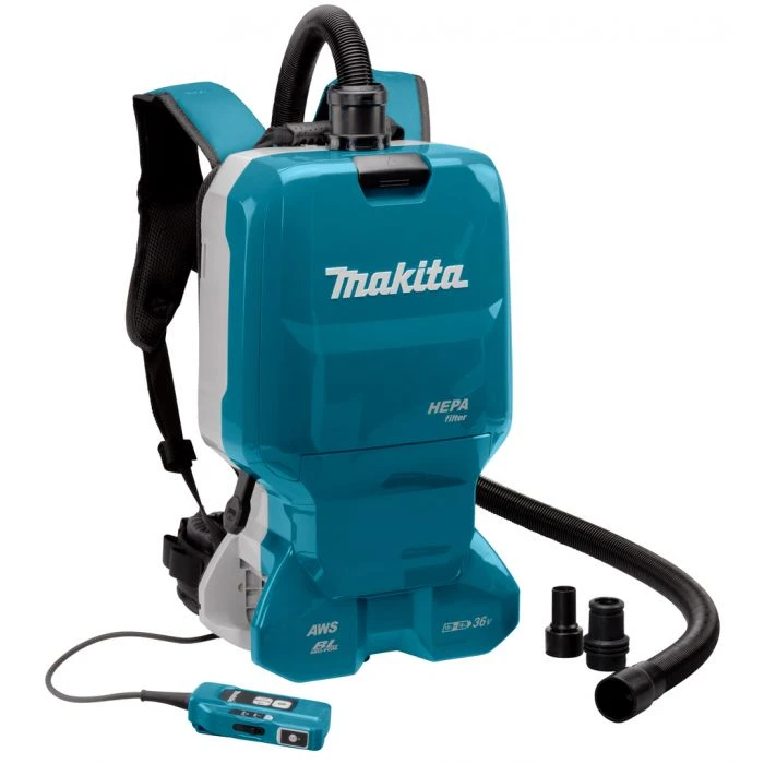 Makita DVC665ZU 2x18 V Rugstofzuiger 1 Makita DVC665ZU 2x18 V Rugstofzuiger