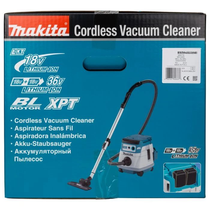 Makita DVC866LZX1 2x18 V Stofzuiger 12 Makita DVC866LZX1 2x18 V Stofzuiger - Afbeelding 12