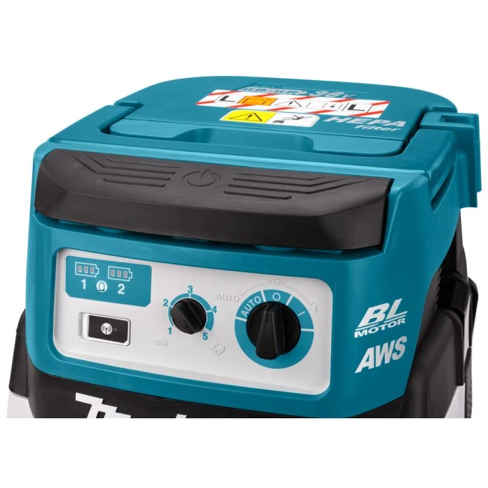 Makita DVC867LZX4 2x18 V Stofzuiger 12 Makita DVC867LZX4 2x18 V Stofzuiger - Afbeelding 12