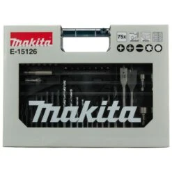 Makita E-15126 Boor-/schroefbitset 75-delig -Gereedschapswinkel E 15126 C1N1