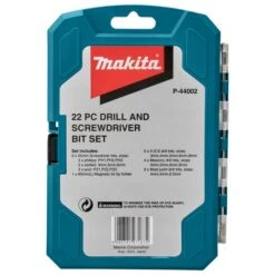Makita P-44002 Boor-/schroefbitset 22-delig 18 Makita P-44002 Boor-/schroefbitset 22-delig -Gereedschapswinkel P 44002 C7N0
