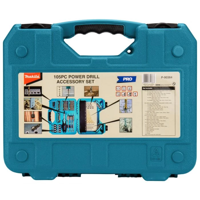 Makita P-90364 Boor-/schroefbitset 105-delig 8 Makita P-90364 Boor-/schroefbitset 105-delig - Afbeelding 8