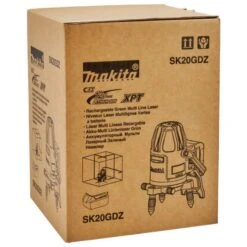 Makita SK20GDZ 12 V Max Multilijn Laser Groen -Gereedschapswinkel SK20GDZ C1L1 s01