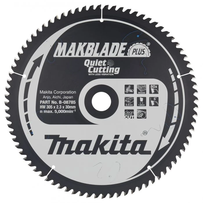 Makita B-08785 Afkortzaagblad Hout 2 Makita B-08785 Afkortzaagblad Hout - Afbeelding 2