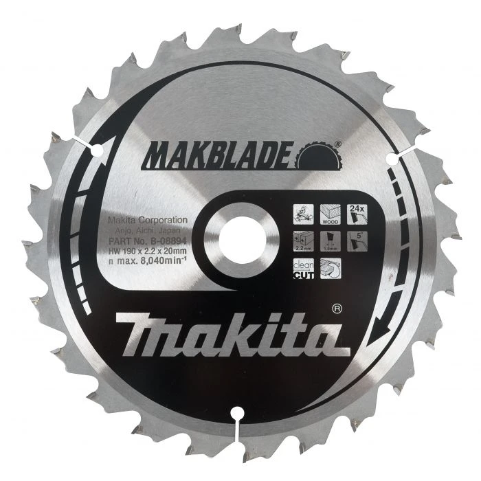 Makita B-08997 Zaagb Hout 305x30x2,3 40T 5g 5 Makita B-08997 Zaagb Hout 305x30x2,3 40T 5g - Afbeelding 5