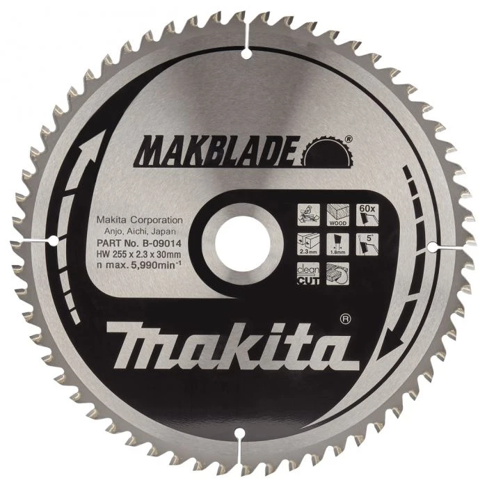 Makita B-09014 Afkortzaagblad Hout 2 Makita B-09014 Afkortzaagblad Hout - Afbeelding 2