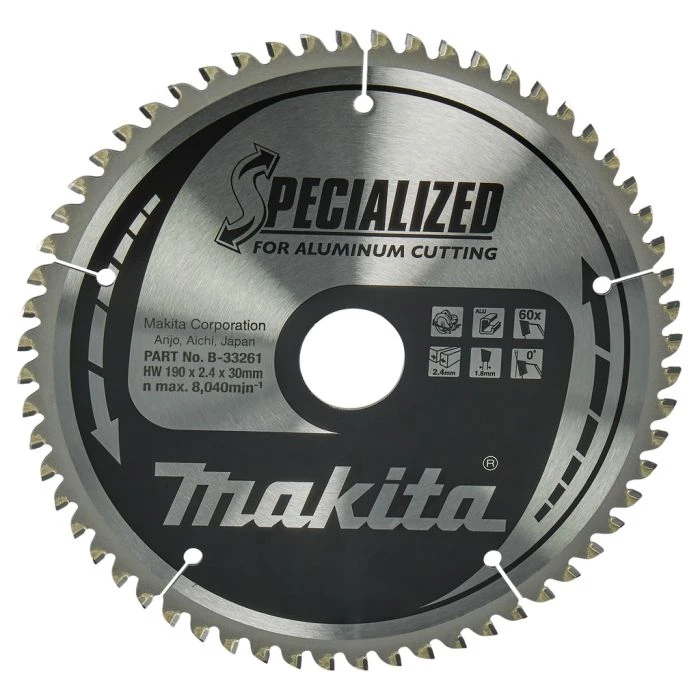Makita B-33261 Cirkelzaagblad Aluminium 1 Makita B-33261 Cirkelzaagblad Aluminium