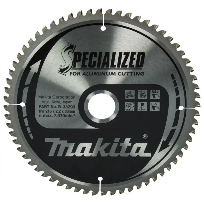 Makita B-33299 Afkortzaagblad Aluminium 4 Makita B-33299 Afkortzaagblad Aluminium - Afbeelding 4