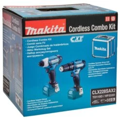 Makita CLX228SAX2 12 V Max Combiset (klop)boren En (slag)schroeven 32 Makita CLX228SAX2 12 V Max Combiset (klop)boren En (slag)schroeven -Gereedschapswinkel clx228sax2 c1l1 1
