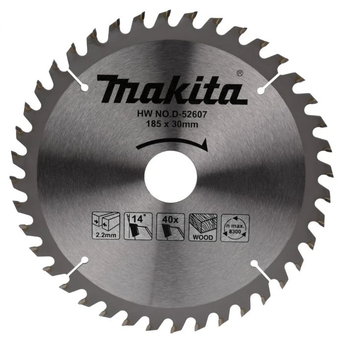 Makita D-52607 Cirkelzaagblad Hout 1 Makita D-52607 Cirkelzaagblad Hout