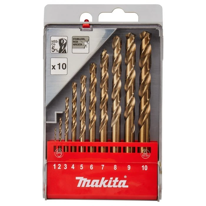Makita D-57174 Metaalborenset 10-delig 2 Makita D-57174 Metaalborenset 10-delig - Afbeelding 2