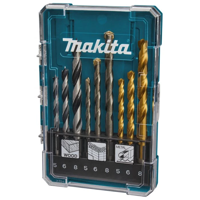 Makita D-71962 Borenset Steen/Hout/Metaal 9-delig 11 Makita D-71962 Borenset Steen/Hout/Metaal 9-delig - Afbeelding 11