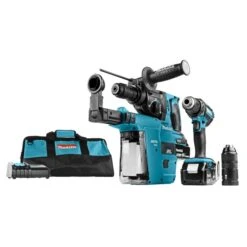 Makita DLX2168TW 18 V Combiset Voor Schroeven En Boren In Hout En Beton 5 Makita DLX2168TW 18 V Combiset Voor Schroeven En Boren In Hout En Beton -Gereedschapswinkel dlx2168tv