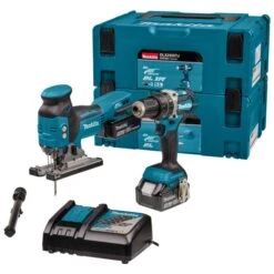 Makita DLX2355TJ 18 V Combiset Voor Boor- En Schroefwerk En Zagen 11 Makita DLX2355TJ 18 V Combiset Voor Boor- En Schroefwerk En Zagen -Gereedschapswinkel dlx2355tj c2r0 s100 1
