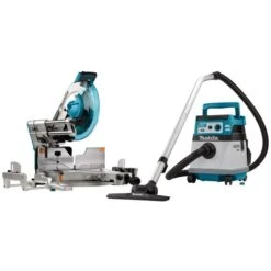 Makita DLX2380UX1 2x18 V AWS Combiset Voor Afkorten (305mm) En Stofzuigen