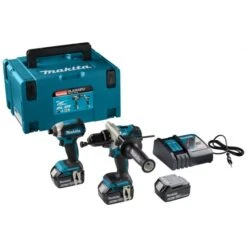 Makita DLX2418TJ 18 V Combiset Voor Zwaardere (klop)boor- En (slag)schroefklussen 7 Makita DLX2418TJ 18 V Combiset Voor Zwaardere (klop)boor- En (slag)schroefklussen -Gereedschapswinkel dlx2418tj c1l0 s100 1