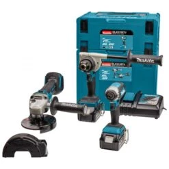 Makita DLX3155TJ 18 V Combiset Boren, (slag)schroeven En Slijpen -Gereedschapswinkel dlx3155tj c2r0 s100 1