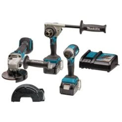 Makita DLX3155TJ 18 V Combiset Boren, (slag)schroeven En Slijpen -Gereedschapswinkel dlx3155tj c2r0 s101 1